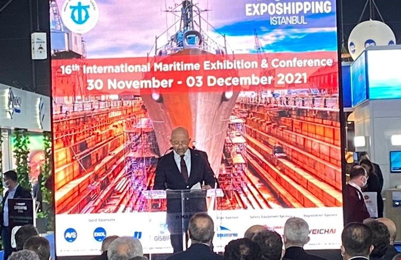 Gemi Yat ve Hizmetleri İhracatçıları Birliği Başkanı Sayın Cem Seven Expomaritt Exposhipping Fuarı'nda Açılış Konuşmasını Gerçekleştirdi